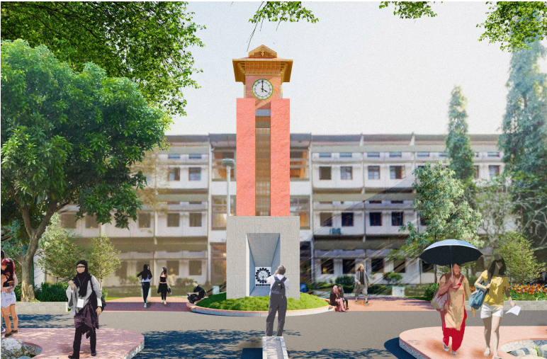 MV Kesava Rao Memorial Clock Tower and MB Front Renovation